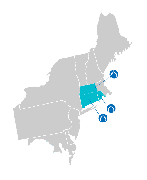 Service area map