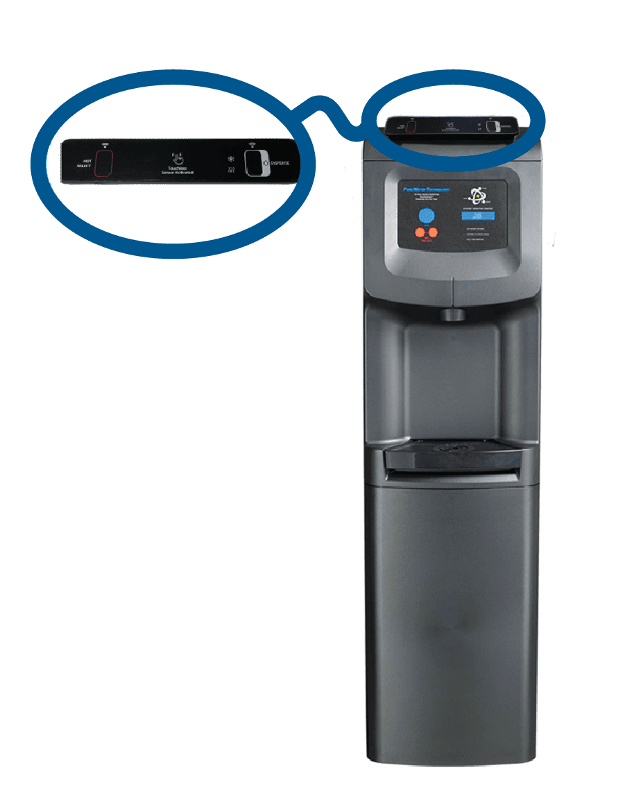 Touchfree Water Cooler Sensor with 3iplus touchfree icon